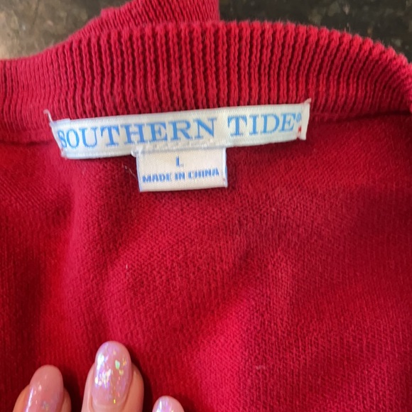 Southern Tide V Neck Sweater - Picture 2 of 5